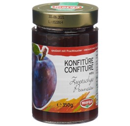 MORGA confiture prunes av fructose 350 g