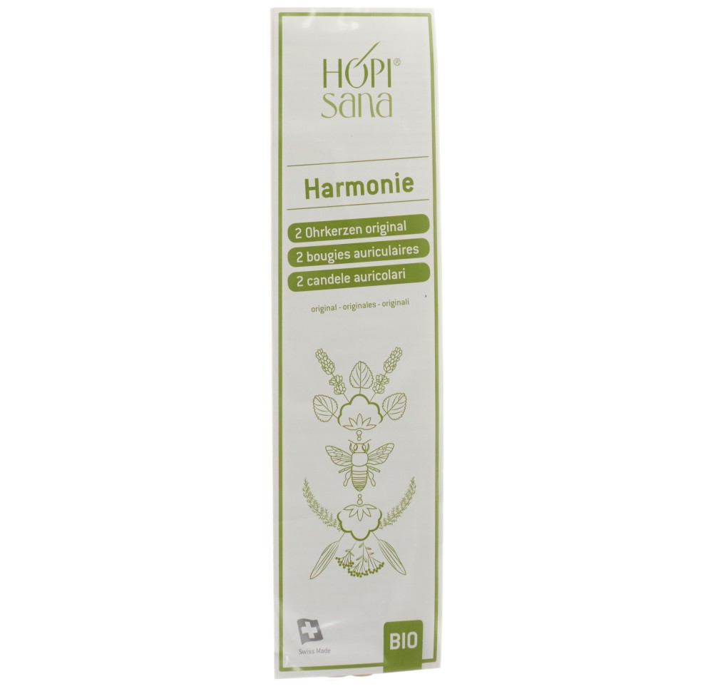 HOPISANA bougies auriculair vertes harmonisa 2 pce