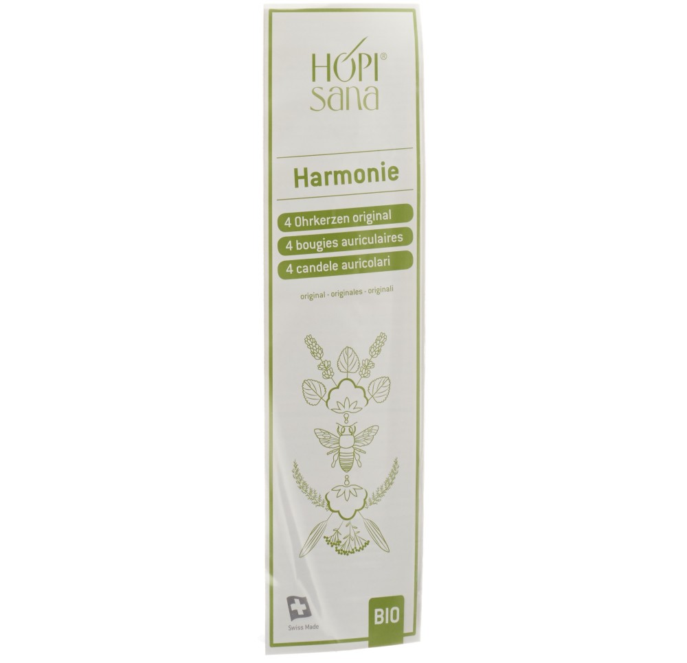 HOPISANA bougies auriculair vertes harmonisa 4 pce