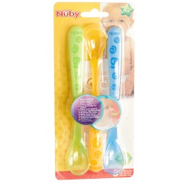 NUBY cuillères longues 3 pce