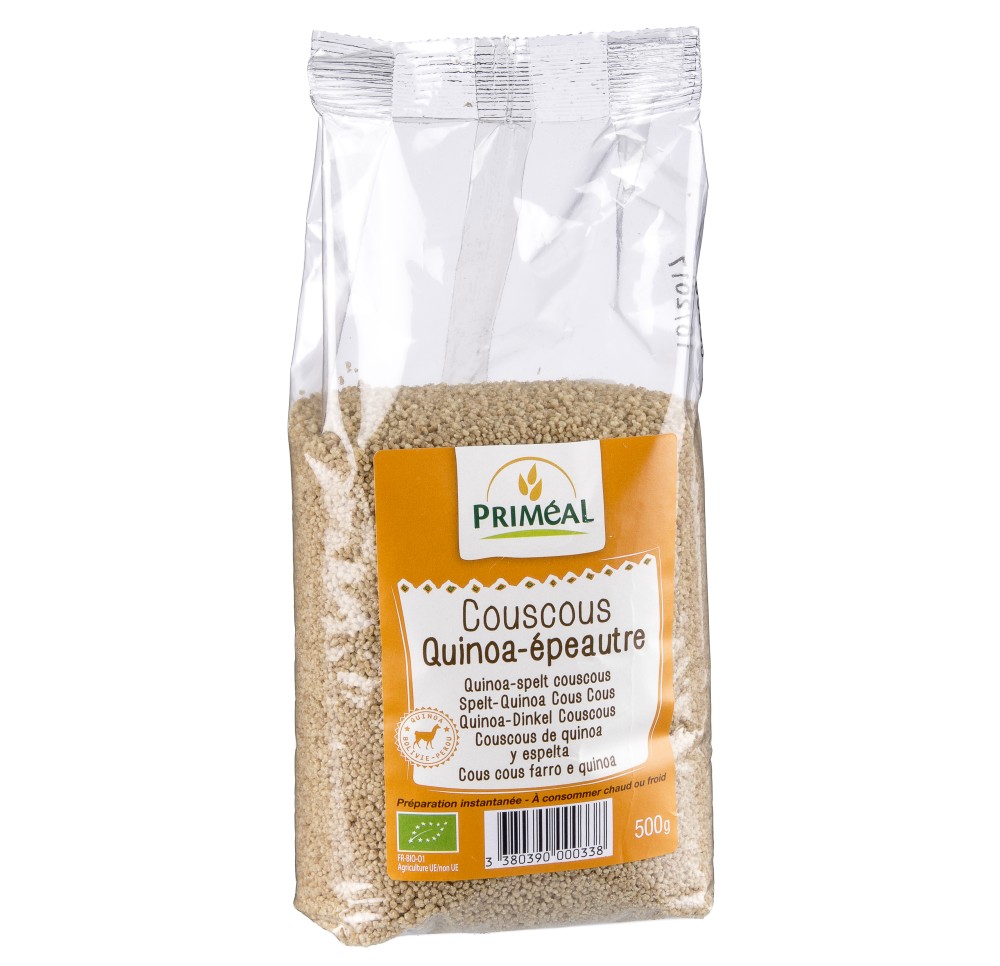 PRIMEAL Couscous quinoa épeautre 500 g PRIMEAL Couscous quinoa épeautre 500 g