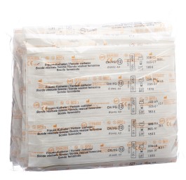 QUALIMED sonde vési femme CH12 18cm PVC st 100 pce