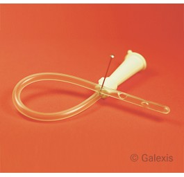 QUALIMED sonde vési CH14 18cm femme pvc st 100 pce