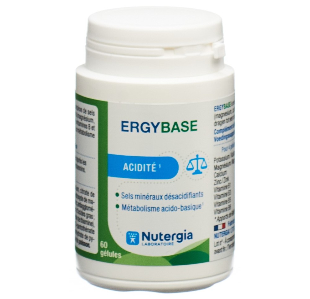 NUTERGIA Ergybase gélules 60 pce NUTERGIA Ergybase gélules 60 pce