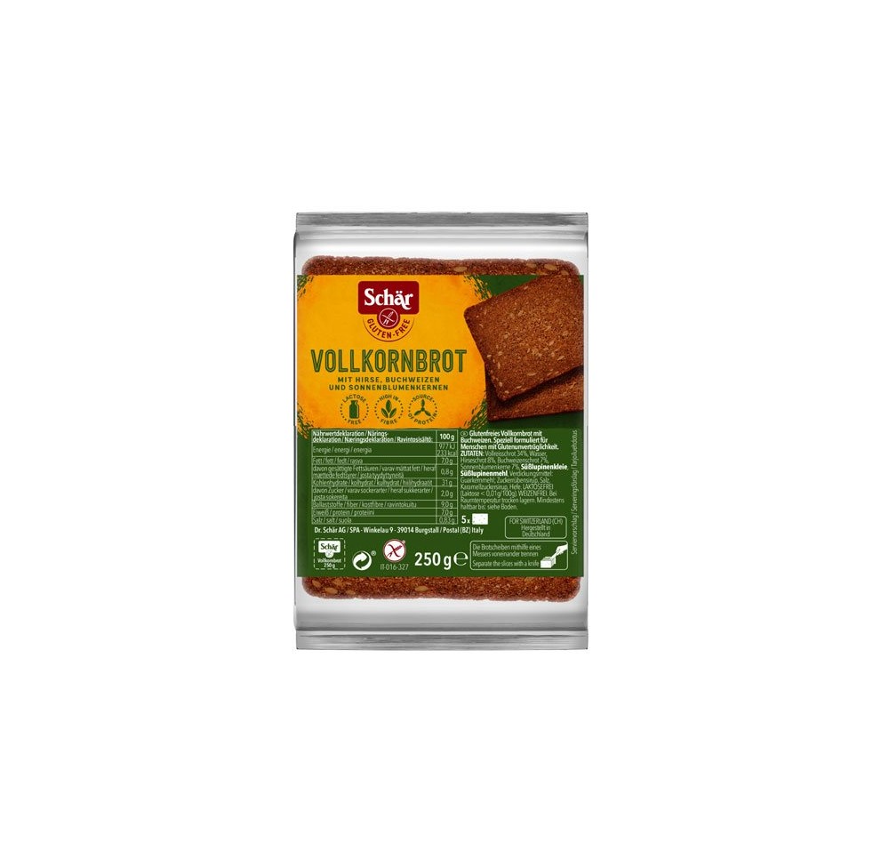 SCHÄR Solena pain sarrasin sans gluten 250 g SCHÄR Solena pain sarrasin sans gluten 250 g