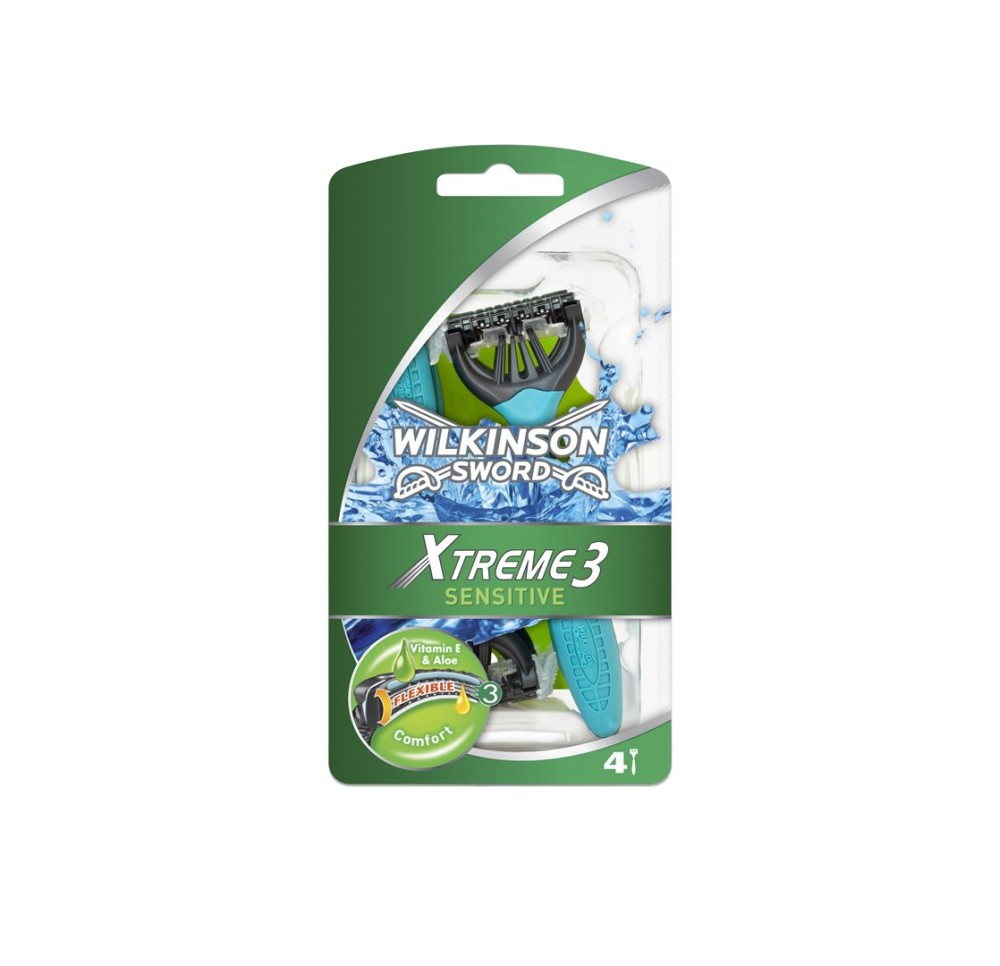 WILKINSON Xtreme III rasoir jetable sensit 4 pce