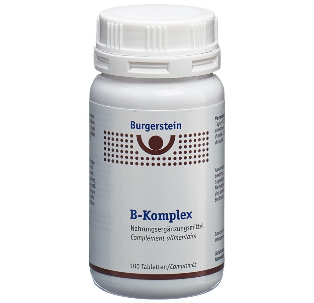 BURGERSTEIN B-Komplex cpr 100 pce BURGERSTEIN B-Komplex cpr 100 pce
