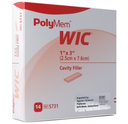 POLYMEM WIC Cavity Filler 2.5x7.6cm 14 pce
