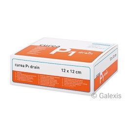 CUREA drain superabsorbant 12x12cm stérile 25 pce