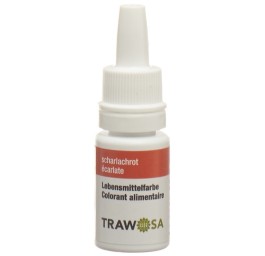 TRAWOSA colorant alimentaire écarlate 10 ml