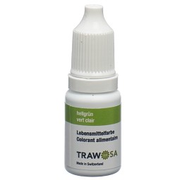 TRAWOSA colorant alimentaire vert clair 10 ml