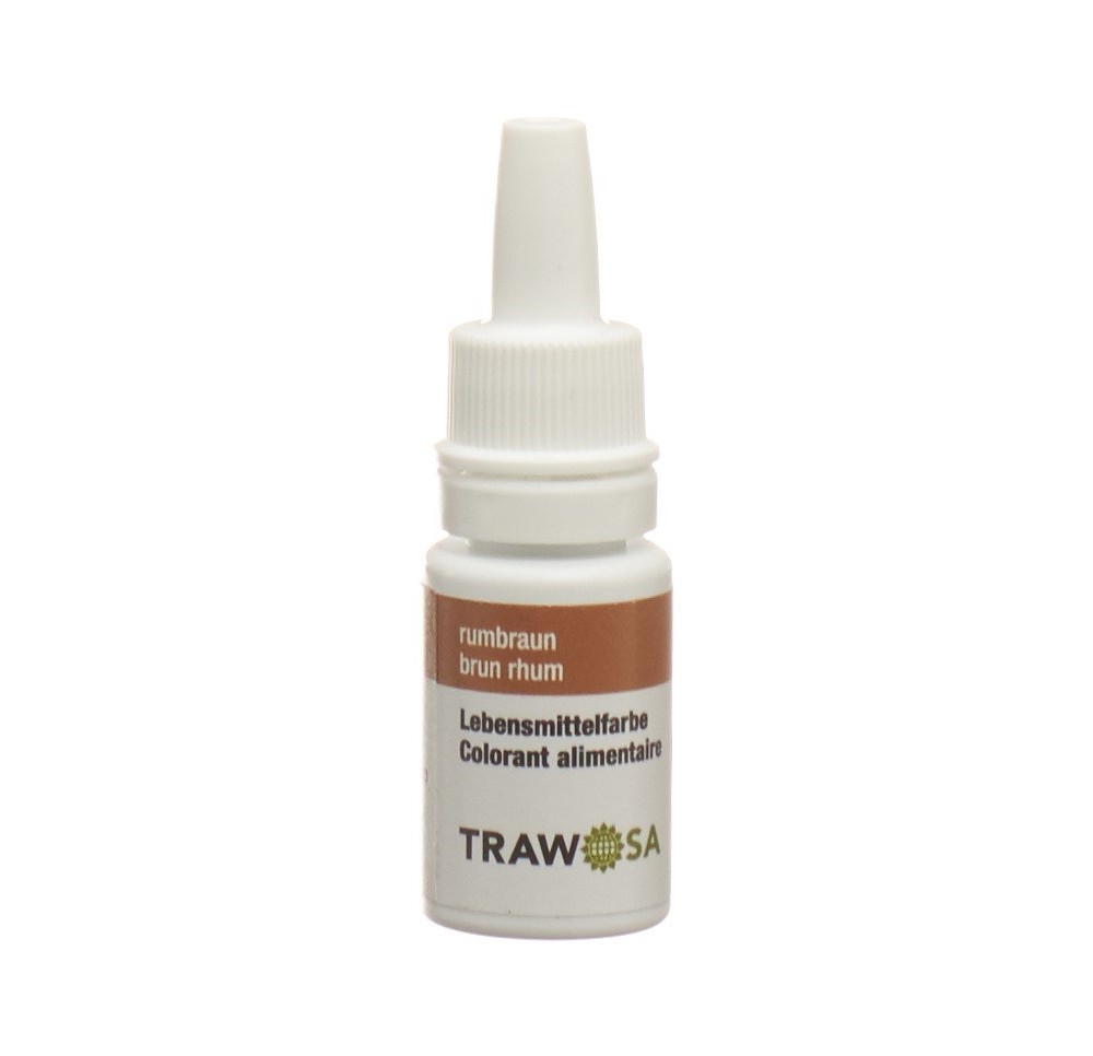 TRAWOSA colorant alimentaire brun rhum 10 ml