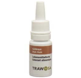 TRAWOSA colorant alimentaire brun rhum 10 ml