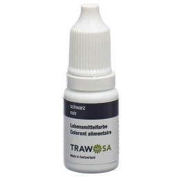 TRAWOSA colorant alimentaire noir 10 ml