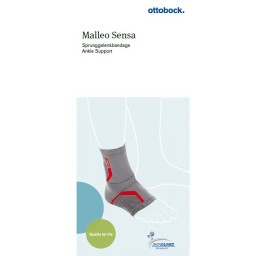 MALLEO SENSA chevillère XXL gauche gris perle