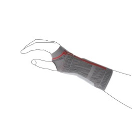 MANU SENSA bandage poignet L gauche gris perle