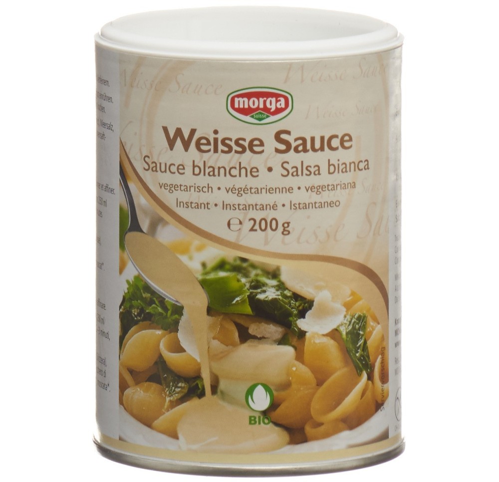 MORGA sauce blanche bio bourgeon 200 g MORGA sauce blanche bio bourgeon 200 g