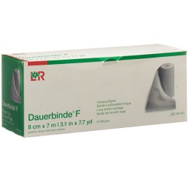 L+R bande élastique permanent F 8cmx7m 10 pce