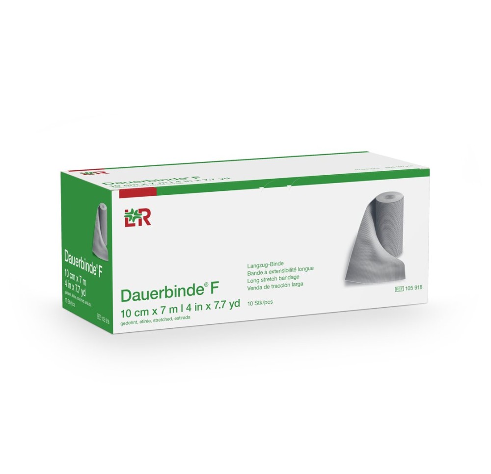 L+R bande élastique permanent F 10cmx7m 10 pce