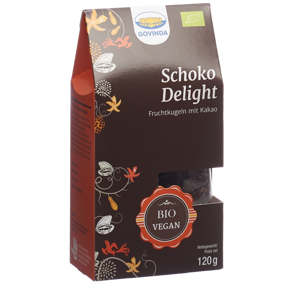 GOVINDA boules de choco delight bio 120 g GOVINDA boules de choco delight bio 120 g