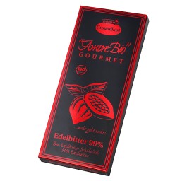 LIEBHARTS chocolat noir 99% cacao tabl bio 80 g