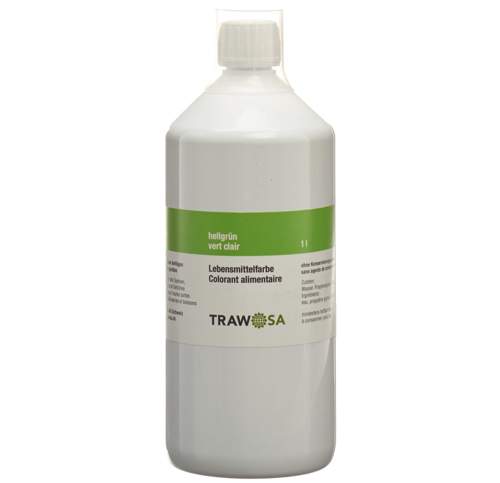 TRAWOSA colorant alimentaire vert clair 1000 ml