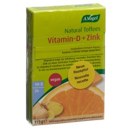 VOGEL natural toffees vit D+zinc orang-ginge 115 g