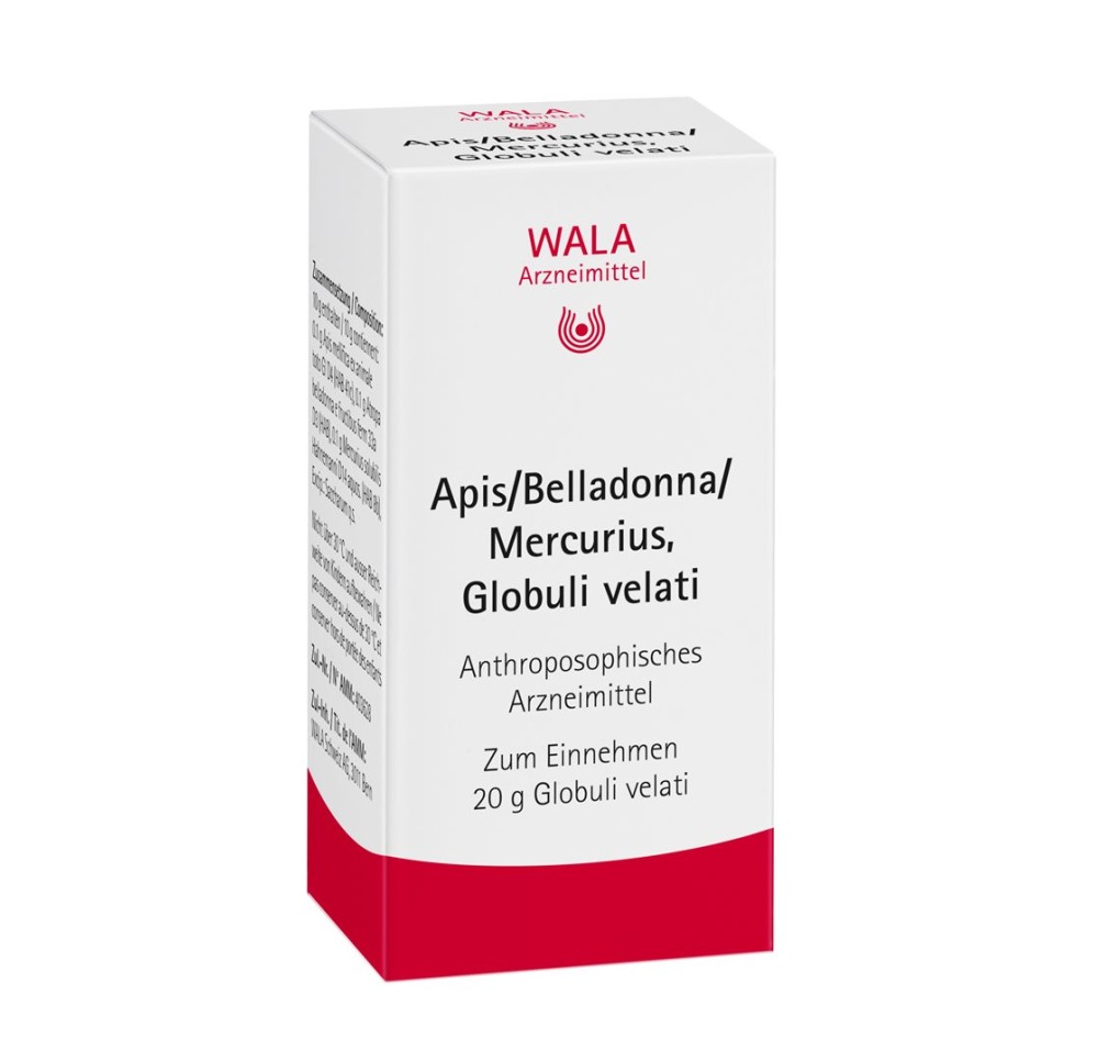 WALA apis/belladonna/mercurius glob fl 20 g