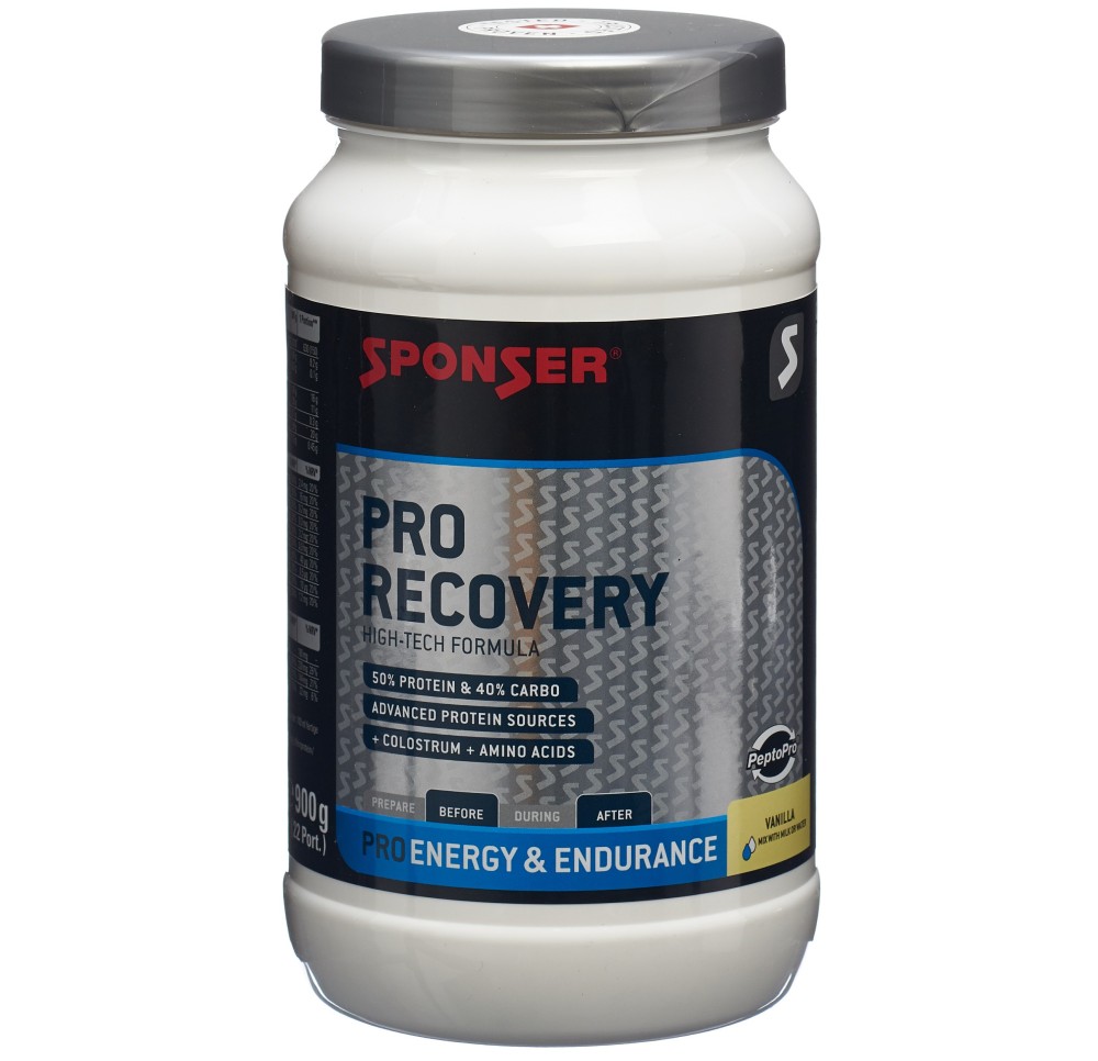 SPONSER Pro Recovery Drink Vanille bte 900 g SPONSER Pro Recovery Drink Vanille bte 900 g