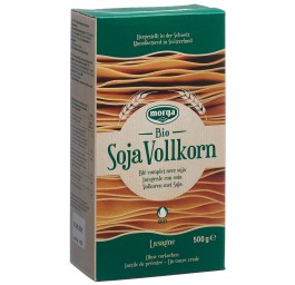 MORGA lasagne au soja complet bio 500 g
