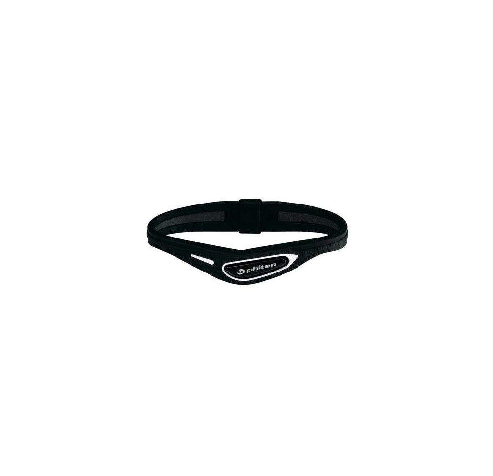 PHITEN sport bracelet cross type 15cm noir blanc