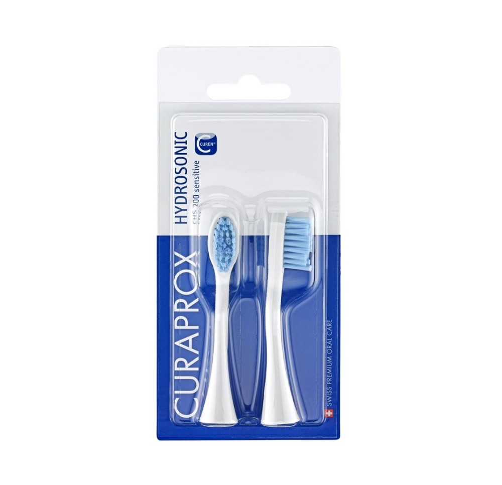 CURAPROX CHS 200 tête brosse sensitive 2 pce CURAPROX CHS 200 tête brosse sensitive 2 pce