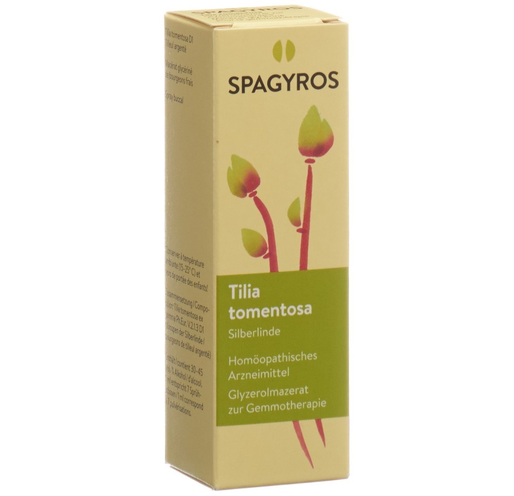 SPAGYROS GEMMO tilia tomentosa mac glyc 1 D 30 ml