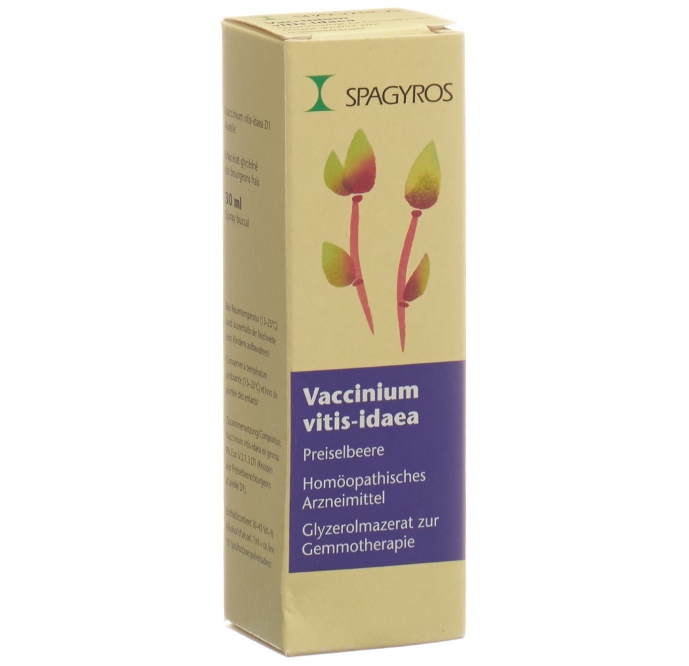 SPAGYROS GEMMO vacc vit idaea mac glyc 1 D 30 ml