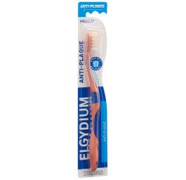 ELGYDIUM Anti-Plaque brosse dents medium