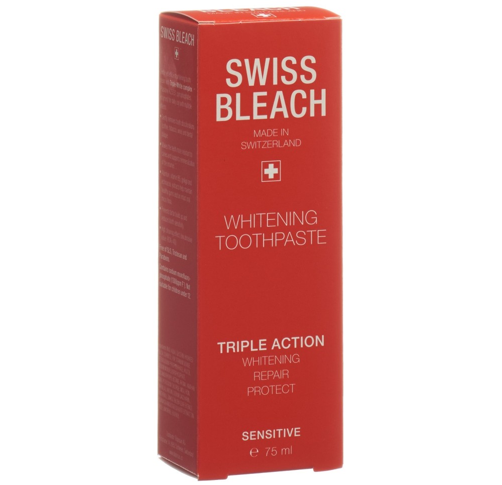SWISSBLEACH whitening dentifrice 75 ml SWISSBLEACH whitening dentifrice 75 ml