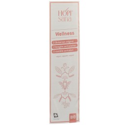 HOPISANA bougies auriculair roses wellness 2 pce