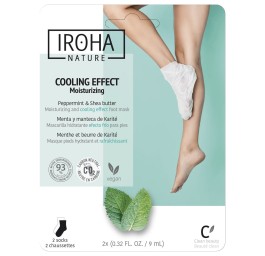 IROHA HANDS&FEET Foot Socks Mask Pepperm 2 x 9 ml