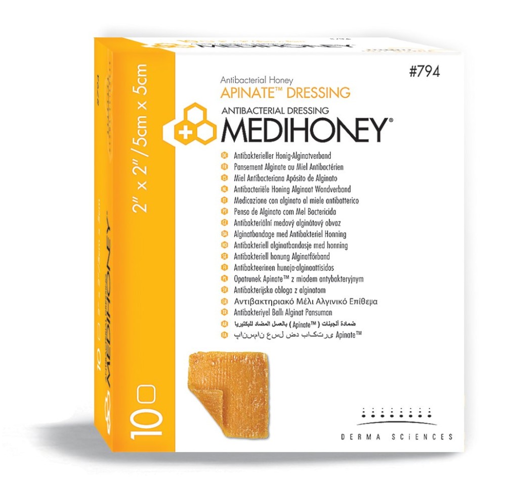 MEDIHONEY Antibact Apinate Dress 10x10cm 5 pce MEDIHONEY Antibact Apinate Dress 10x10cm 5 pce