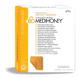 MEDIHONEY Antibact Apinate Dress 10x10cm 5 pce