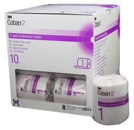 3M COBAN 2 Lymph comfort layer 10cmx3.5m 18 pce