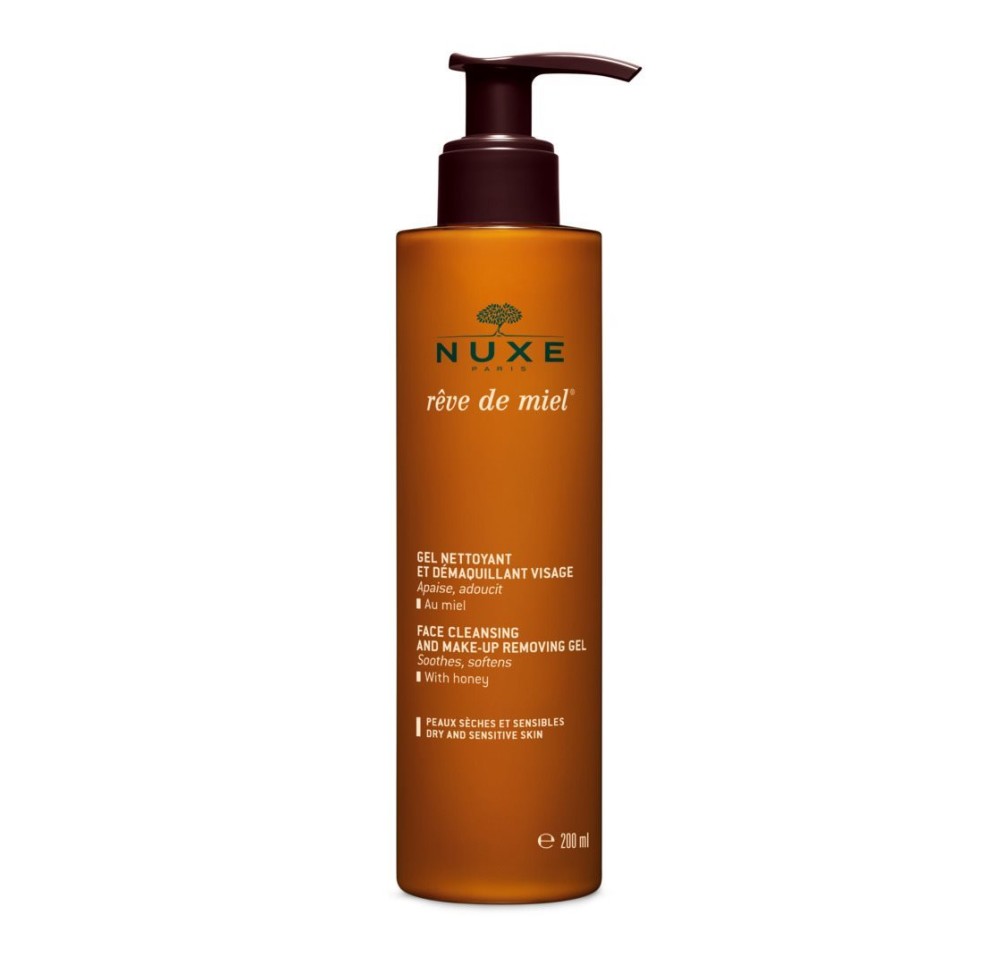NUXE Rêve de Miel Gel Démaq Visage 200 ml