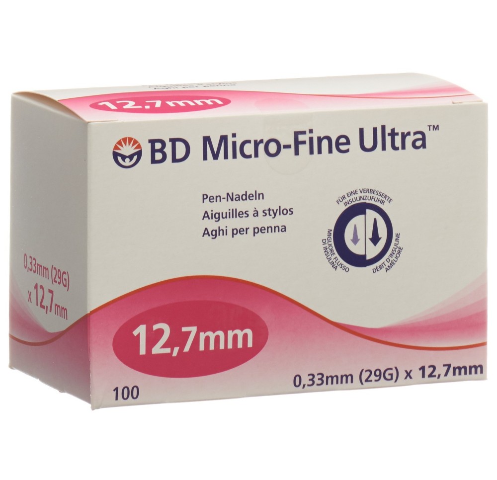 BD MICRO-FINE ULTRA aiguil sty 0.33x12.7mm 100 pce
