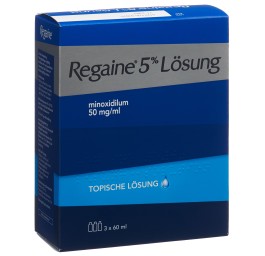 REGAINE solution topique 5 % 3 fl 60 ml