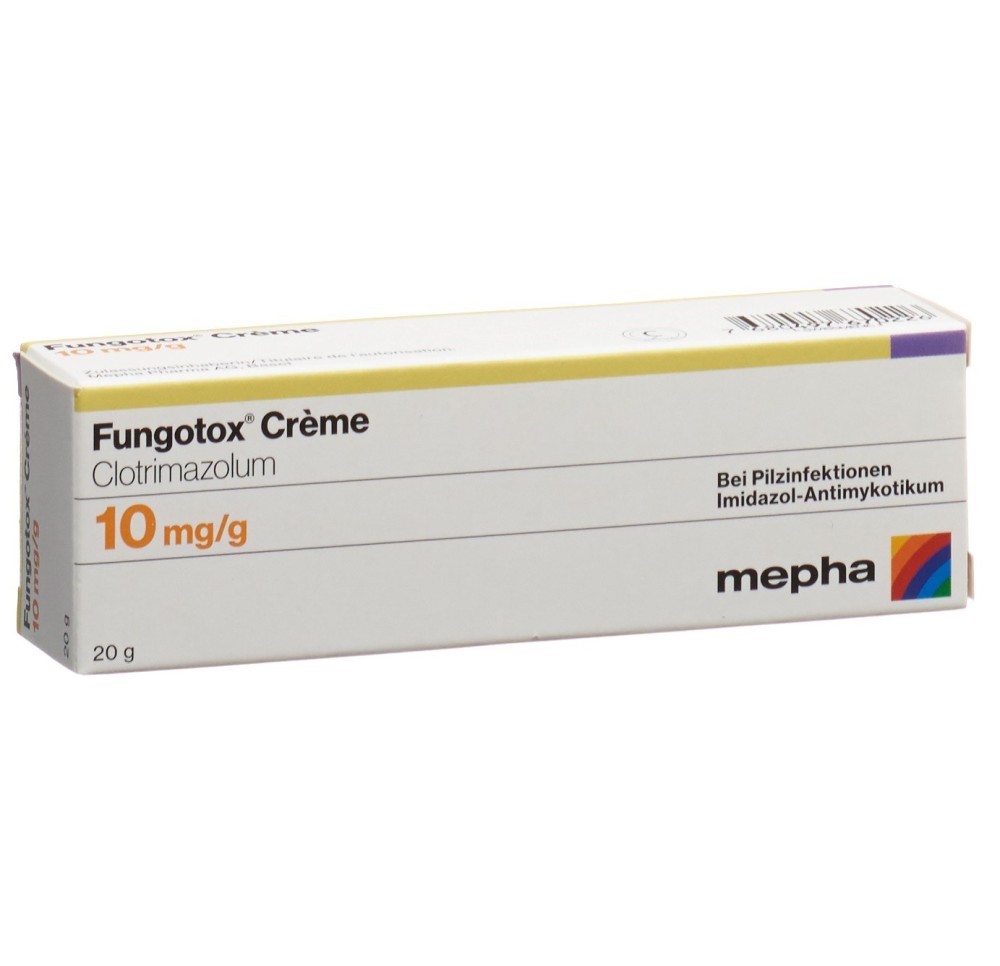 FUNGOTOX crème 10 mg/g tb 20 g FUNGOTOX crème 10 mg/g tb 20 g