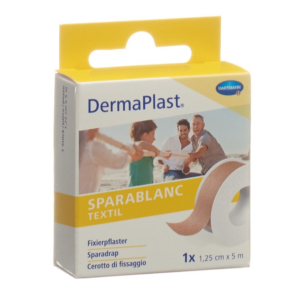 DERMAPLAST sparablanc textil 1.25cmx5m chair