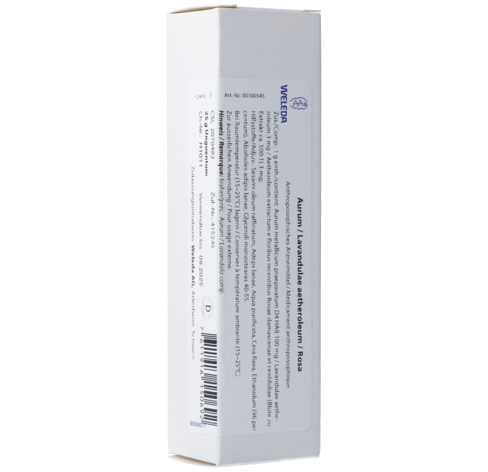 WELEDA aurum/lavandulae aeth/rosa crème 25 g WELEDA aurum/lavandulae aeth/rosa crème 25 g