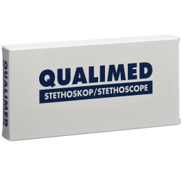 QUALIMED Stéthoscope NURSE à double tête rouge