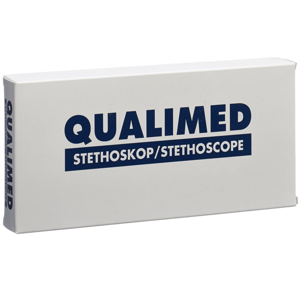 QUALIMED Stéthoscope NURSE à double tête rouge