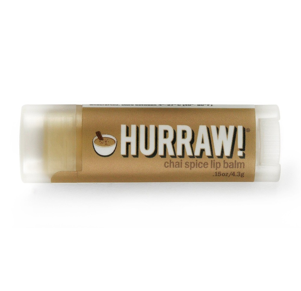 HURRAW! lip balm chai spice BIO 4.3 g